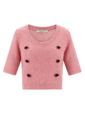 'Carded Mohair' sweater ALESSANDRA RICH Pink