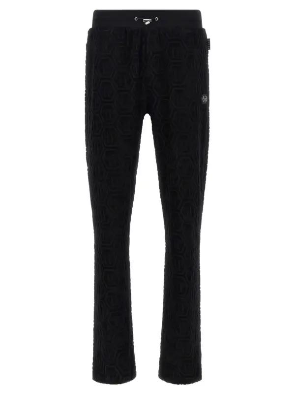 Jacquard joggers PHILIPP PLEIN Black