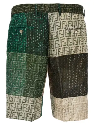Patchwork bermuda shorts FB0821AU73F1RFY FENDI Multicolor