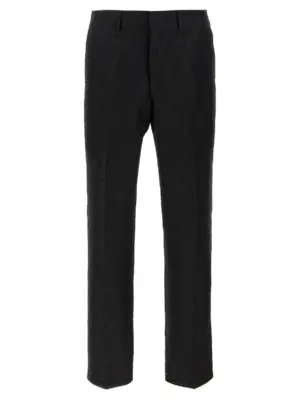 FF Jacquard Pants FENDI Black