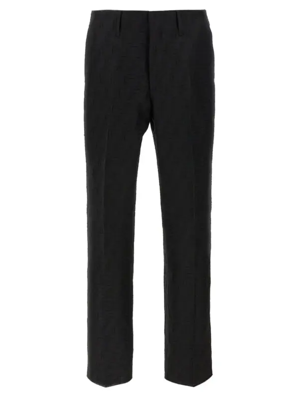 FF Jacquard Pants FENDI Black