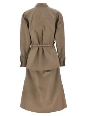 Chemisier midi dress FDD311AQ3KF1SA0 FENDI Gray