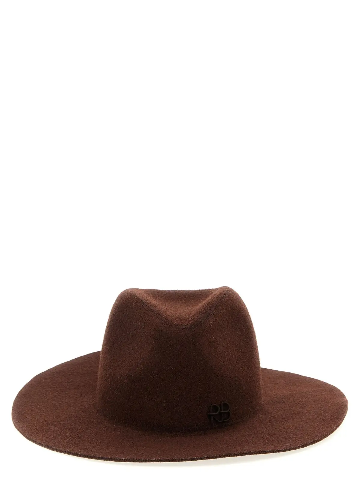 Капелюх Ruslan Baginskiy Monogram-embellished Fedora Коричневий 1 'Monogram-embellished Fedora' hat RUSLAN BAGINSKIY Brown