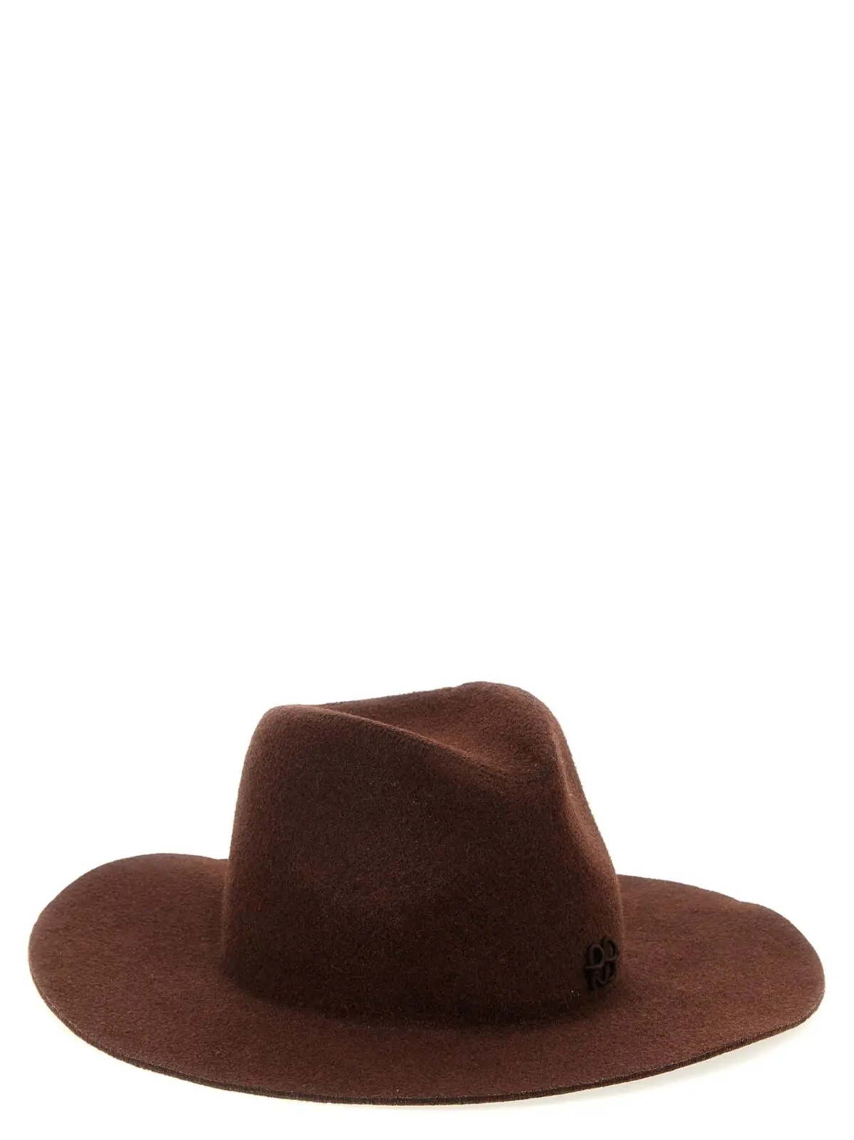 Капелюх Ruslan Baginskiy Monogram-embellished Fedora Коричневий 2 'Monogram-embellished Fedora' hat FDR09BROWN RUSLAN BAGINSKIY Brown