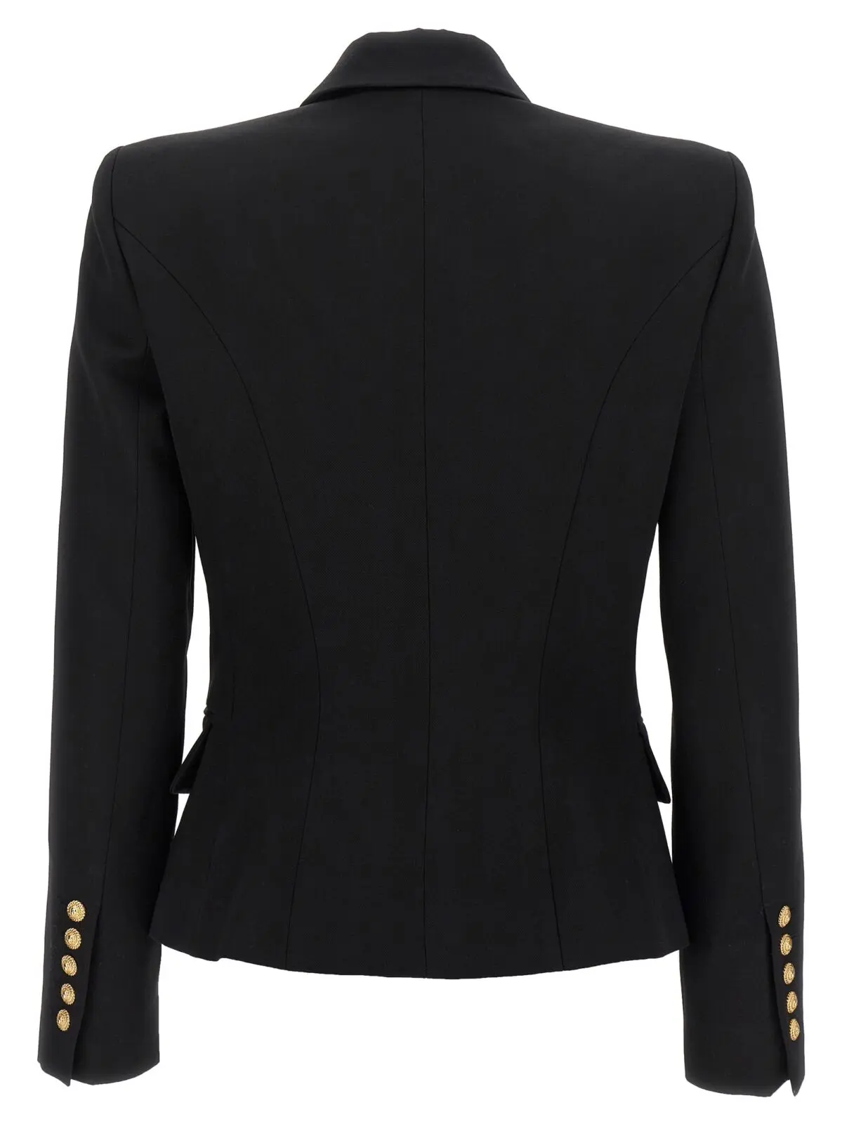 Блейзер двобортний Balmain Чорний 2 Double-breasted blazer FF1SI505WB080PA BALMAIN Black