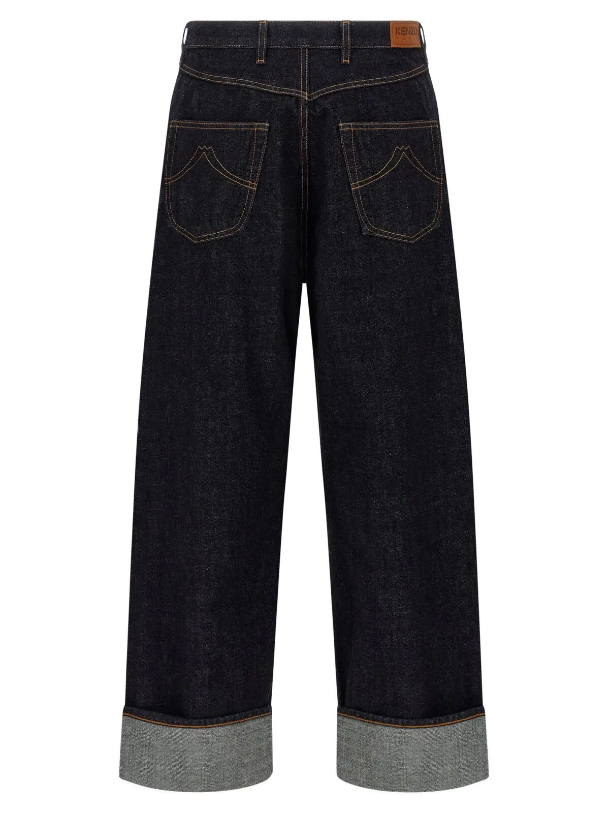 Джинси Kenzo Turn Up Сині 2 'Turn Up' jeans FF65DP4216Q1DM KENZO Blue