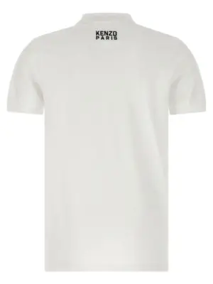 'Kenzo Happy Tiger' polo shirt FF65PO1524PU02 KENZO White