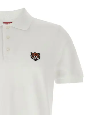 'Kenzo Happy Tiger' polo shirt Man KENZO White