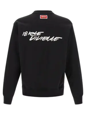 Logo print sweatshirt FF65SW2524MC99J KENZO Black