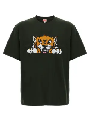 'Kenzo Happy Tiger' T-shirt KENZO Green