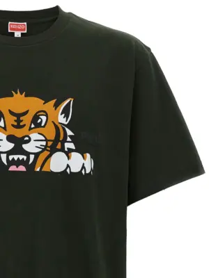 'Kenzo Happy Tiger' T-shirt Man KENZO Green
