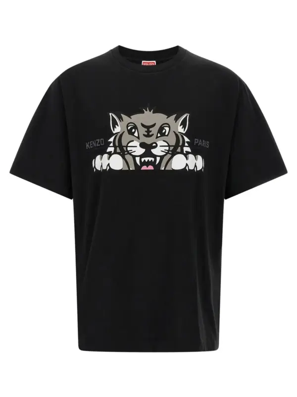 Printed T-Shirt KENZO Black