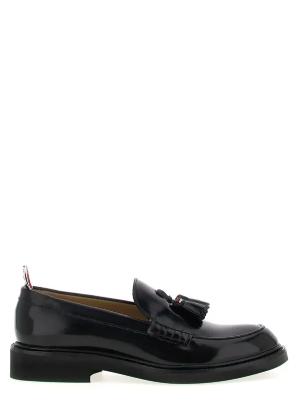 Tassel loafers THOM BROWNE Black