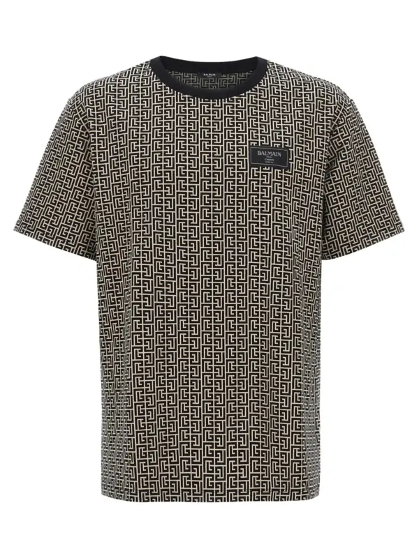 'Monogram Couture' T-shirt BALMAIN Multicolor