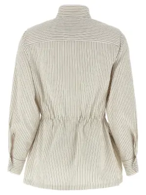 Striped blouson FJ7621AQ3LF0XAY FENDI White