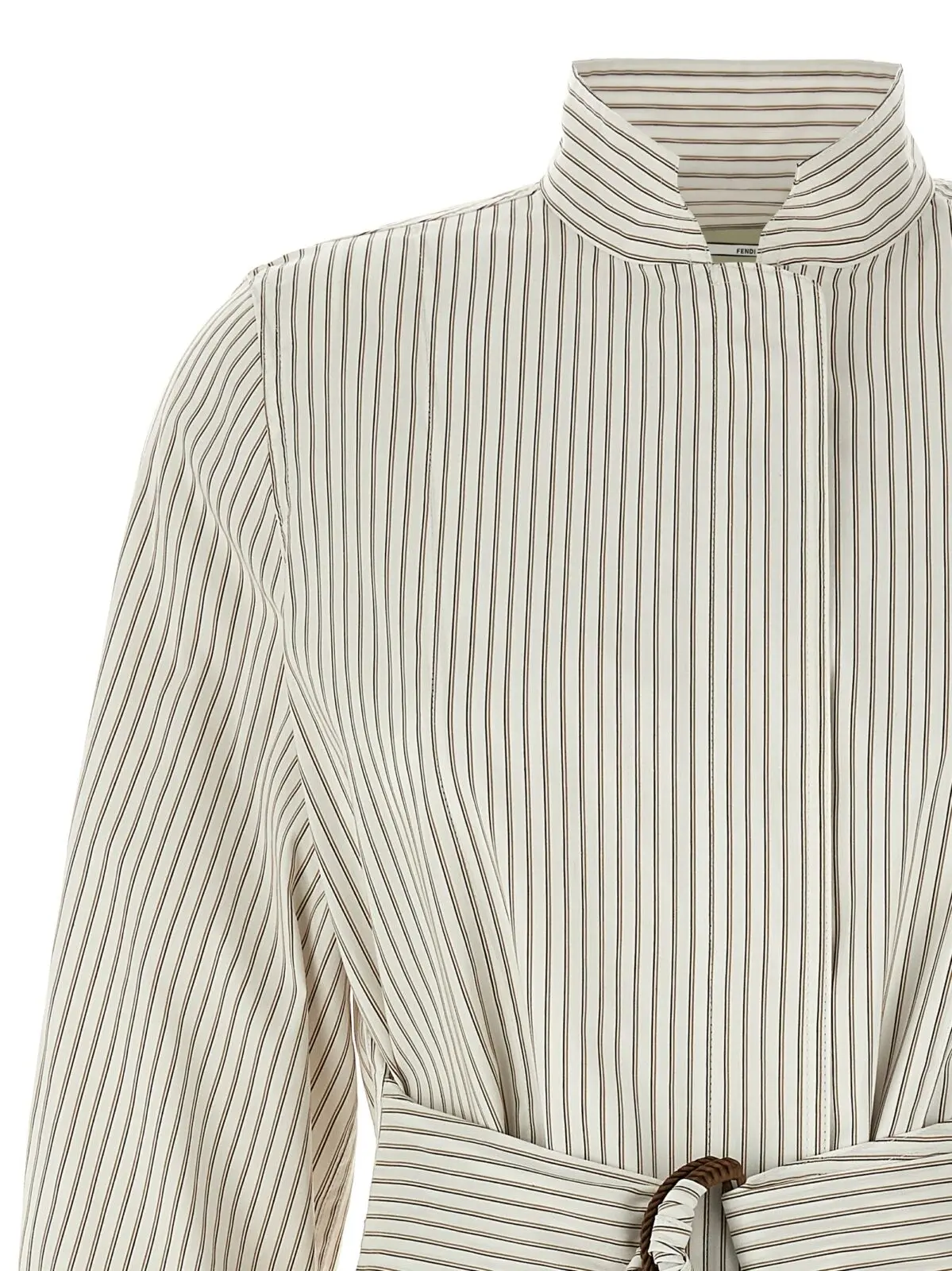 Блузон у смужку Fendi Білий 3 Striped blouson Woman FENDI White