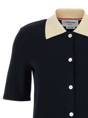 Polo dress Woman THOM BROWNE Blue