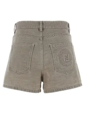 'Fendi Stamp 1925' shorts FLP861ASMBF1RX9 FENDI Beige