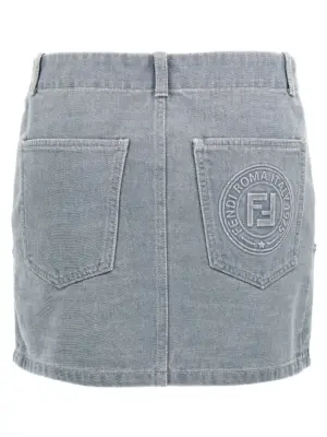 'Go-To' skirt FLQ594ASMBF1RX3 FENDI Gray