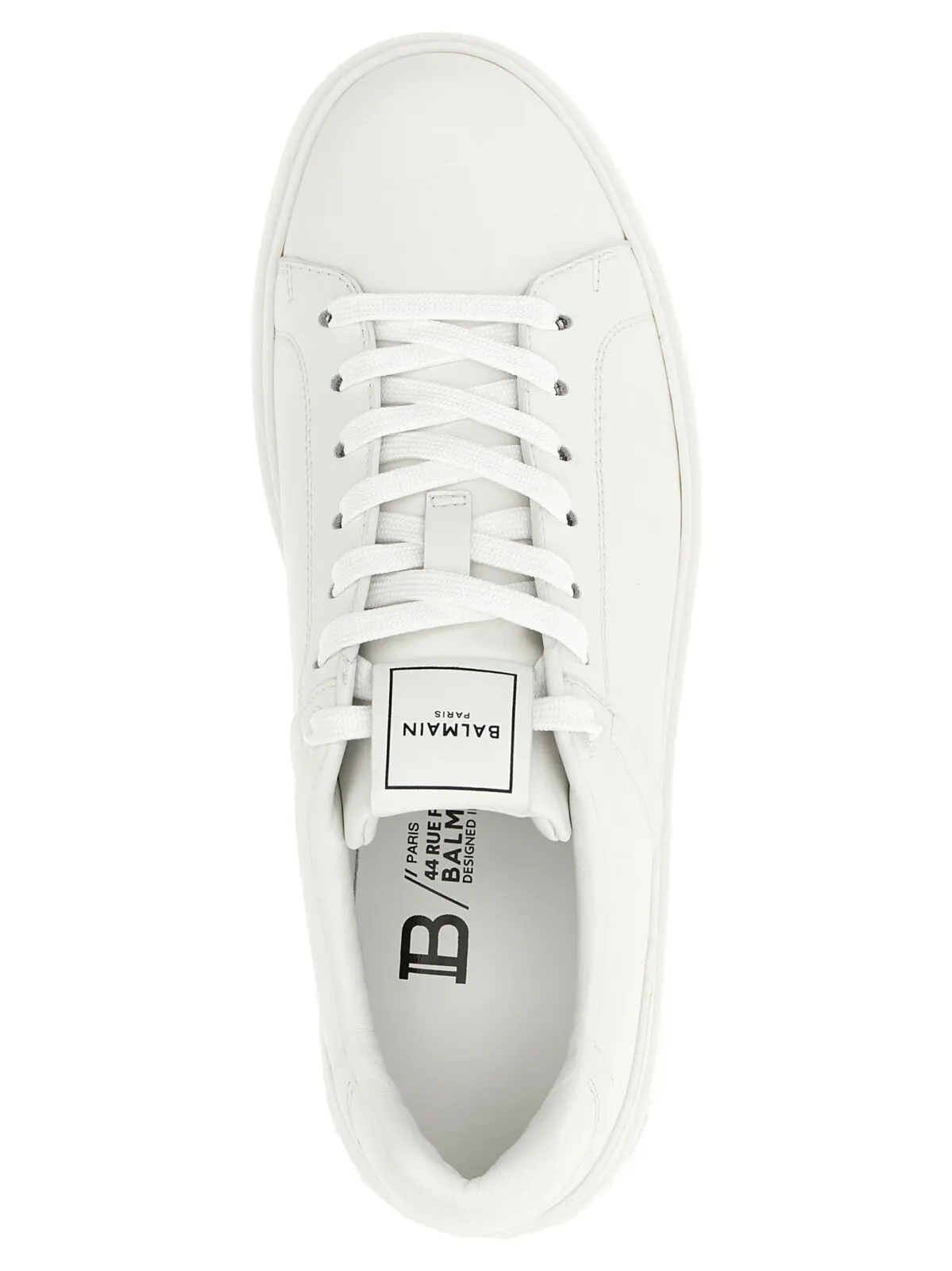 Кросівки Balmain B-Court Білі 4 'B-Court' sneakers 100% calfskin leather (Bos Taurus) BALMAIN White