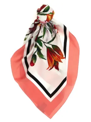 Floral print scarf DOLCE & GABBANA Multicolor