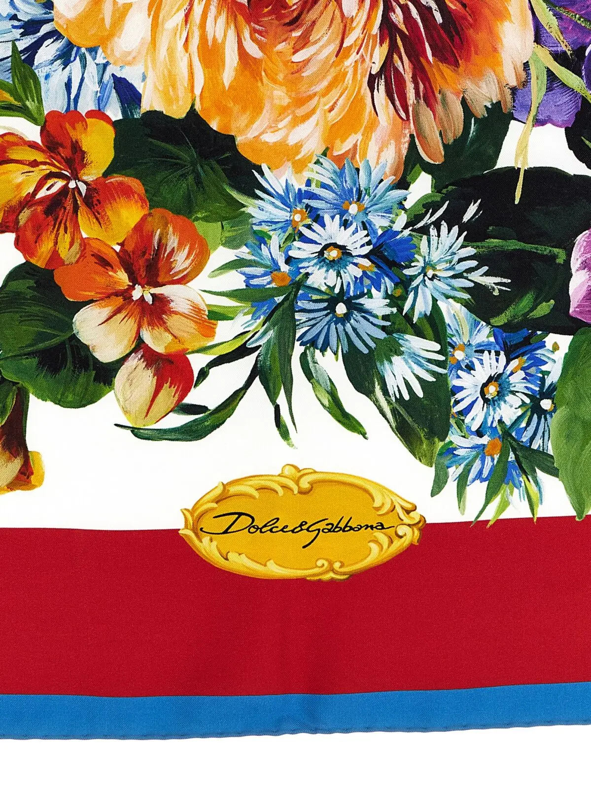 Шарф Dolce Gabbana Floral print Багатокольоровий 2 Floral print scarf FN090RGDC7CHS5PC DOLCE & GABBANA Multicolor