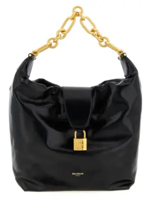 'Sync Hobo' shoulder bag BALMAIN Black