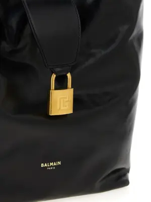'Sync Hobo' shoulder bag Woman BALMAIN Black