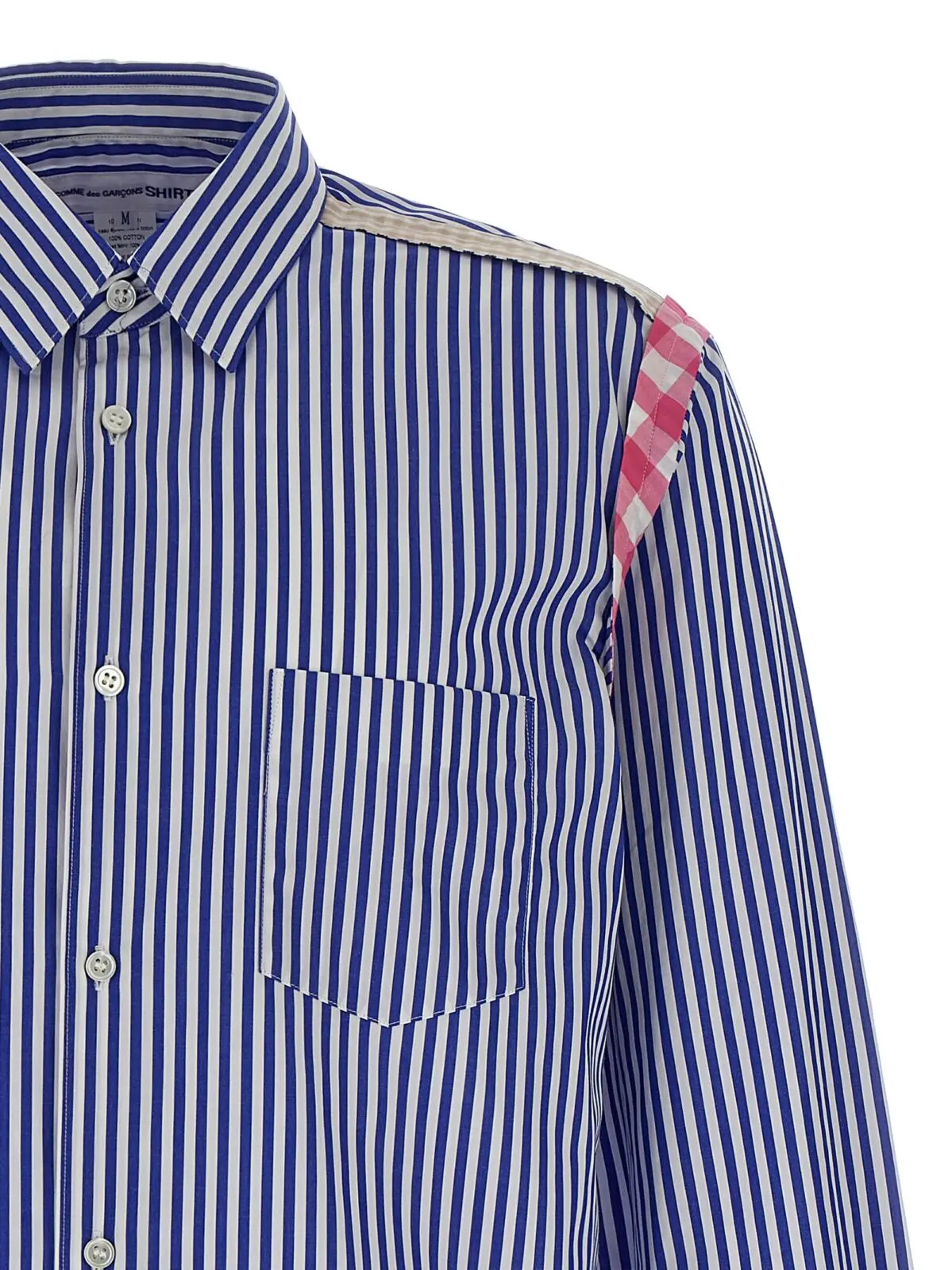 Сорочка Comme Des Garcons Shirt у смужку Синя 3 Striped shirt Man COMME DES GARCONS SHIRT Blue