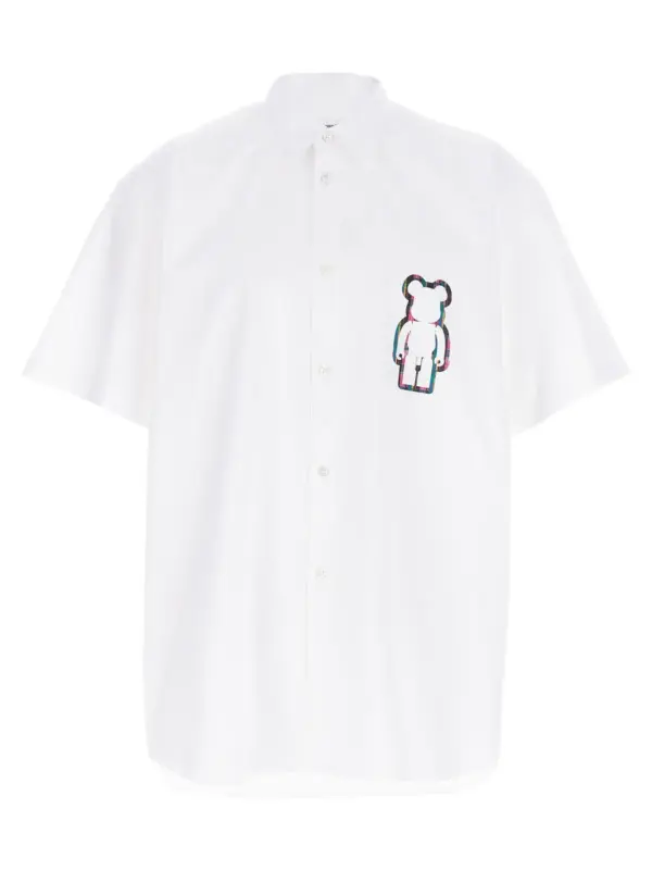 Camicia Comme des Garçons Shirt x BE@RBRICK COMME DES GARCONS SHIRT White