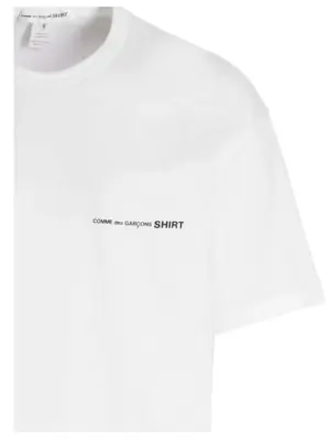 Logo T-shirt Man COMME DES GARCONS SHIRT White