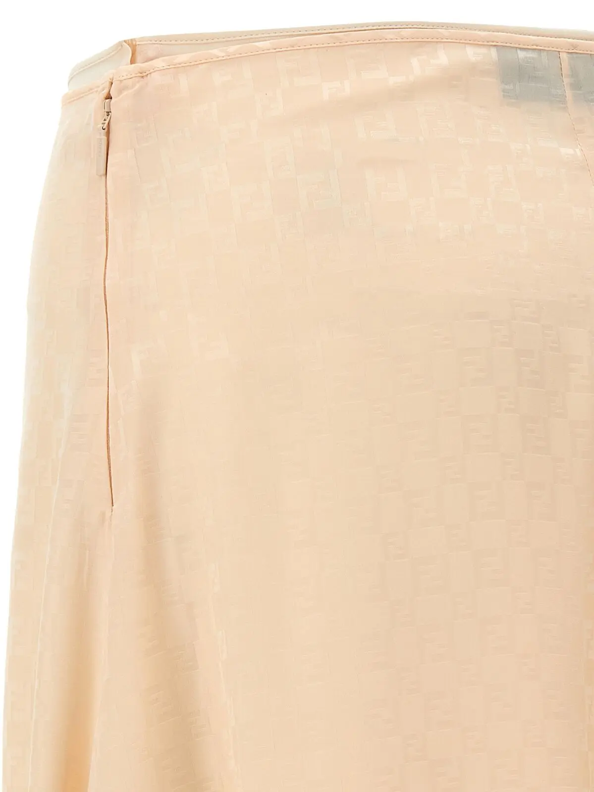 Спідниця Fendi FF silk Рожева 4 FF silk skirt 100% silk FENDI Pink