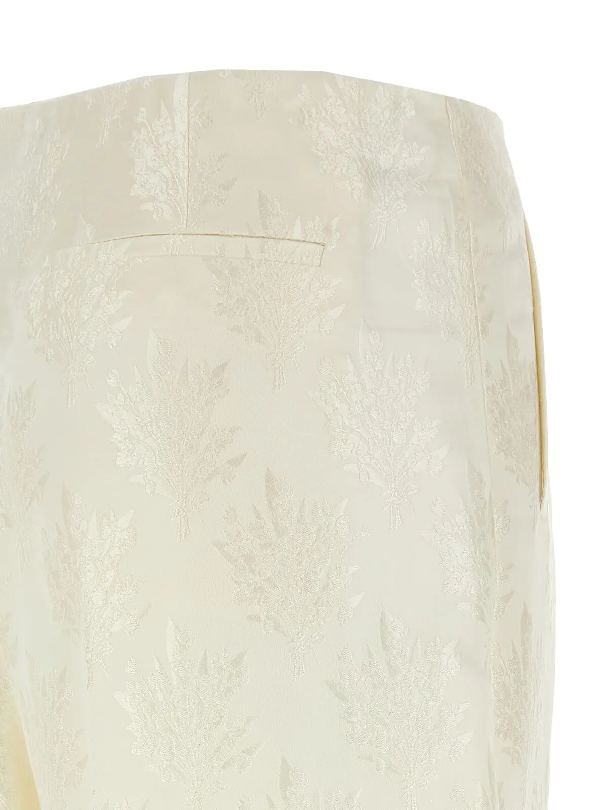 Штани Bouquet Fendi Білі 4 Bouquet pants 51% silk