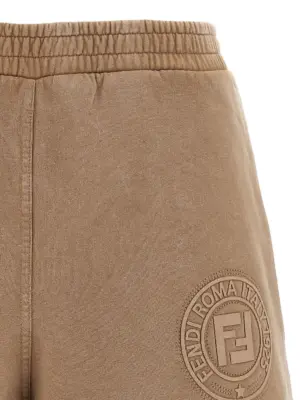 3D 'Fendi Roma' shorts Woman FENDI Brown
