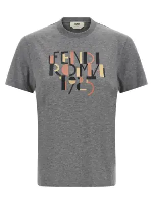 'Fendi Roma 1925' T-shirt FENDI Gray