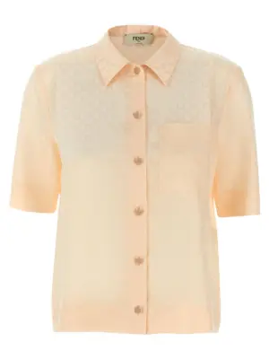 FF Silk Shirt FENDI Pink