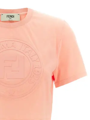 3D 'Fendi Roma' T-shirt Woman FENDI Pink