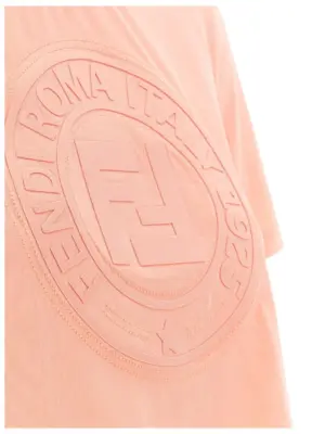 3D 'Fendi Roma' T-shirt 100% cotton FENDI Pink