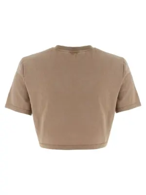3D 'Fendi Roma' T-shirt FS9715ASNIF1RX9 FENDI Brown