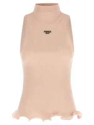 Ruffled top FENDI Pink
