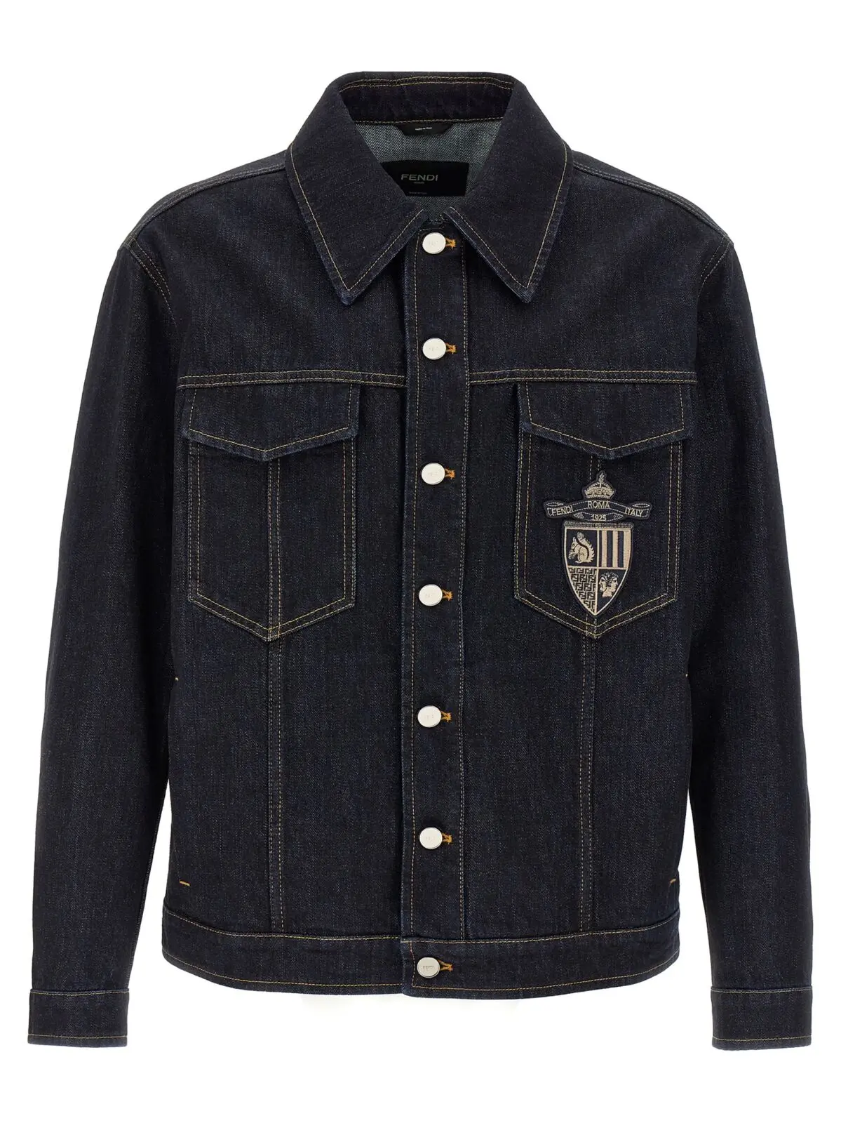 Куртка Fendi Fendi Crest Синя 1 Fendi Crest jacket FENDI Blue