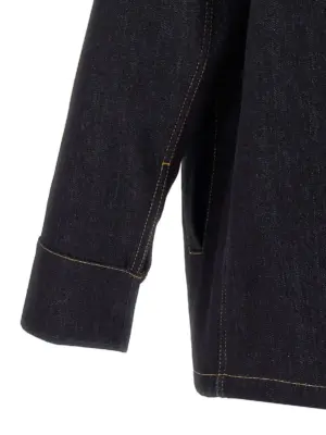 Saddlery Jacket 100% cotton FENDI Blue