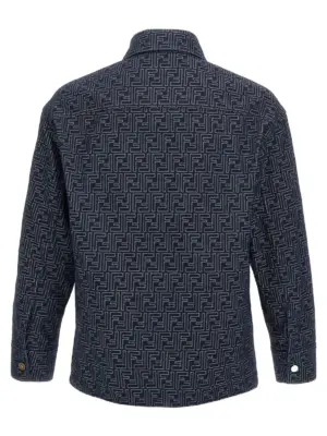 Overshirt denim FF FW1321AUX4F0BUZ FENDI Blue