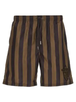 'Fendi Crest' swimsuit FENDI Brown