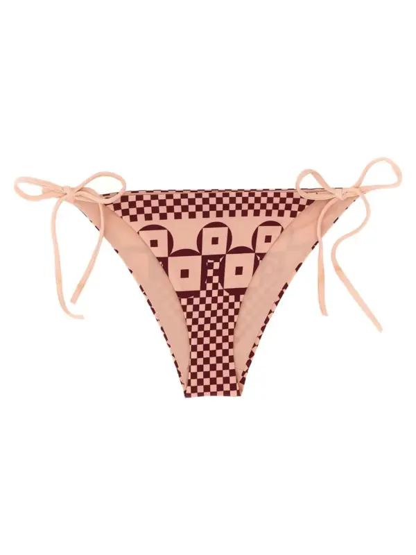 Micro patchwork bikini briefs FENDI Pink