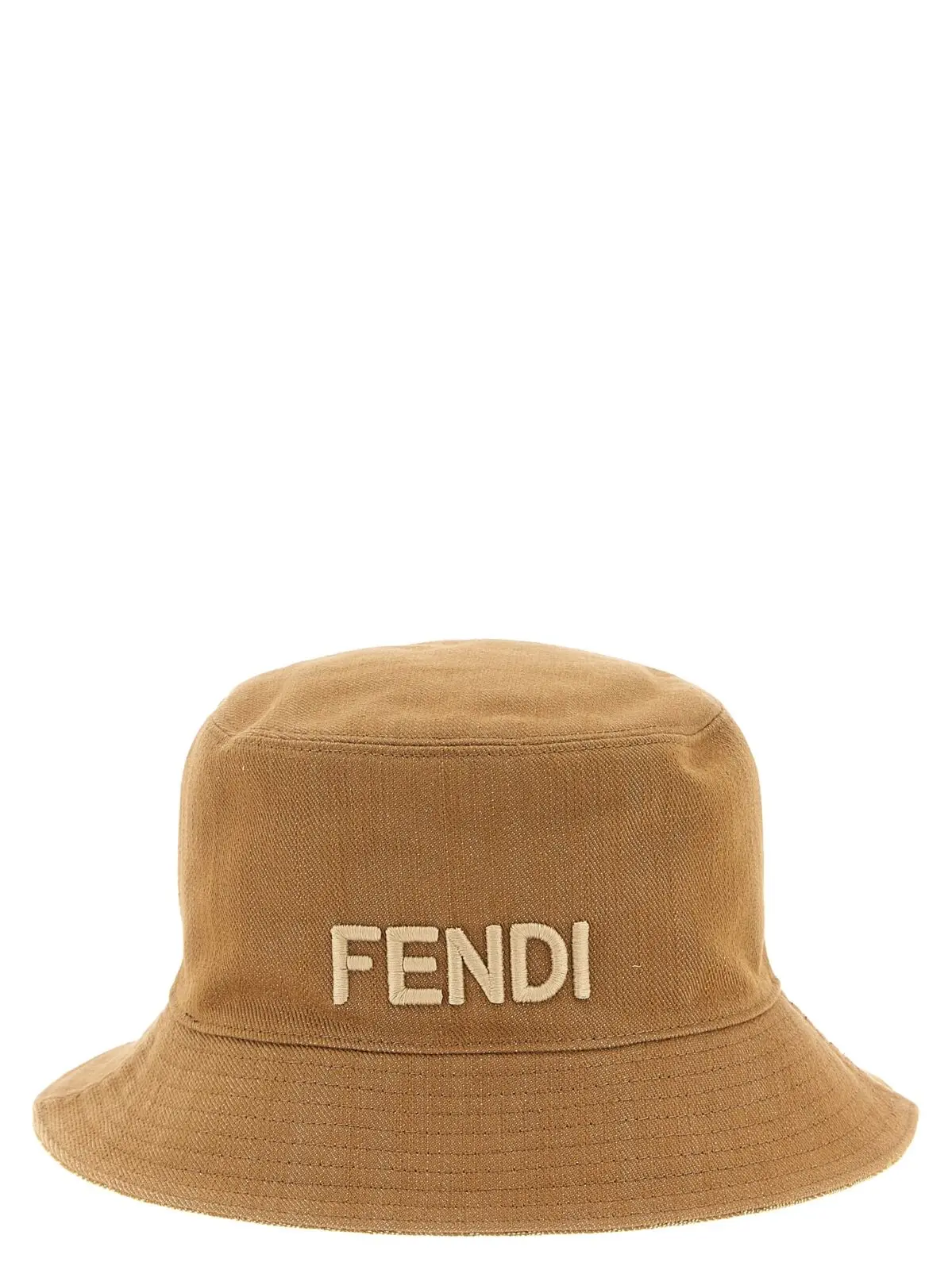 Панама Fendi Reversible bucket hat Коричнева 1 Reversible bucket hat FENDI Brown