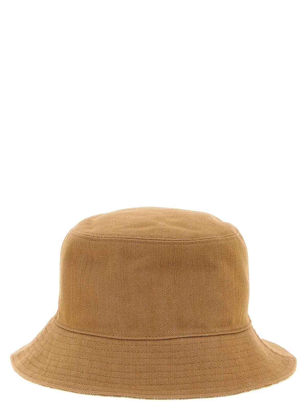 Панама Fendi Reversible bucket hat Коричнева 3 Reversible bucket hat Woman FENDI Brown