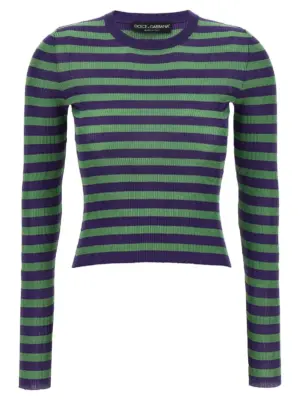 Striped viscose sweater DOLCE & GABBANA Multicolor