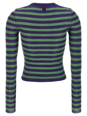Striped viscose sweater FXXA9ZJAIRRV9644 DOLCE & GABBANA Multicolor