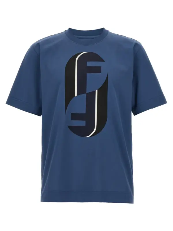 'Fendinity' T-shirt FENDI Blue